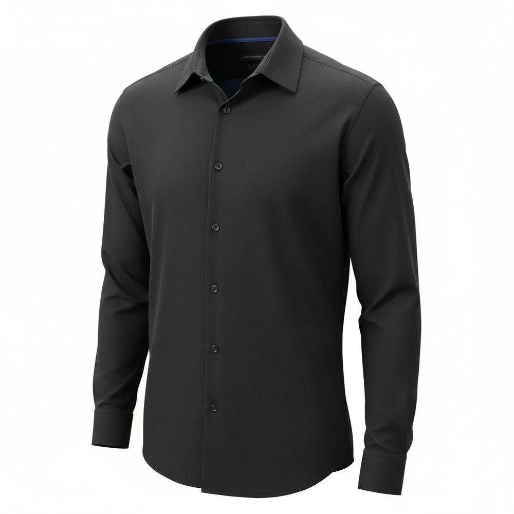 John Varvatos Classic Black Dress Shirt